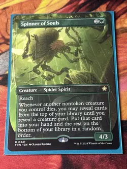 MTG Spinner of Souls (Extended Art) [Foundations] - Image 4