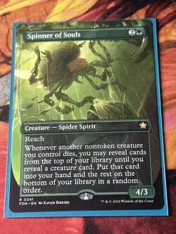 MTG Spinner of Souls (Extended Art) [Foundations] - Image 5