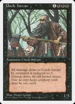 4x Uncle Istvan - MP - 4th Edition - SPARROW MAGIC mtg - Image 1
