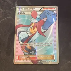 Skyla Full Art Trainer 122/122 Pokemon XY Breakpoint NM - Image 1