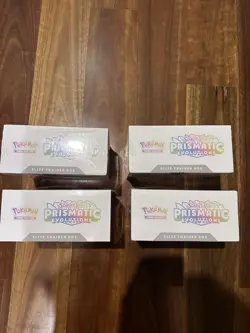 Pokemon Prismatic Evolutions - Elite Trainer Box ETB DAMAGED READ DISC✅USE%CODE✅ - Image 4