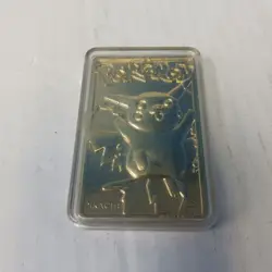 Pokemon Pikachu 23K Gold Plated Trading Card 1999 Burger King Limited Edition - Image 5