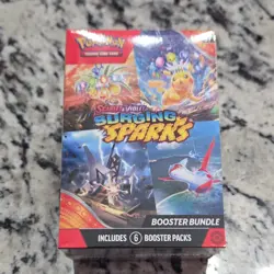 Pokemon TCG Scarlet & Violet Surging Sparks Booster Bundle 6 Packs Pikachu - Image 1