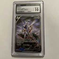 Pokemon Arceus V Brilliant Stars - 166/172 CGC 10 Gem Mint - Image 1