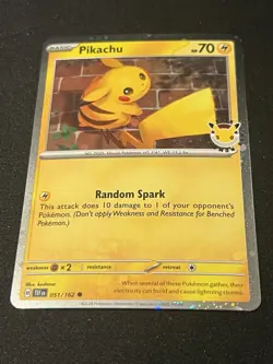 Pikachu 051/162 Temporal Forces Pokemon Day 2026 - Pokemon TCG - Image 1