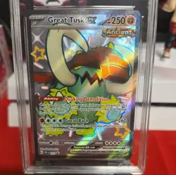 Great Tusk EX SVP072 AGS 10 GEM MT Scarlet & Violet Promo Graded Pokemon Card - Image 2