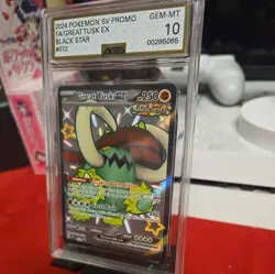 Great Tusk EX SVP072 AGS 10 GEM MT Scarlet & Violet Promo Graded Pokemon Card - Image 4