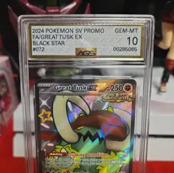 Great Tusk EX SVP072 AGS 10 GEM MT Scarlet & Violet Promo Graded Pokemon Card - Image 5