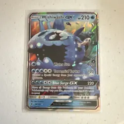 Pokemon Wishiwashi GX 38/145 SM-Guardians Rising Ultra Rare Holo 210HP - Image 1