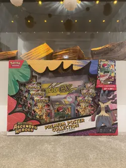 Pokemon TCG Ascended Heroes Mega Lucario Premium Poster Collection New & Sealed - Image 1
