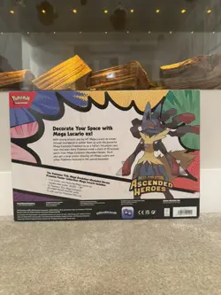 Pokemon TCG Ascended Heroes Mega Lucario Premium Poster Collection New & Sealed - Image 2