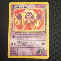 Sabrina's Jynx 57/132 Unlimited Gym Challenge Pokemon Uncommon - Image 1