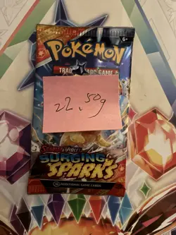 HEAVY! 22.50g Surging Sparks Pokemon TCG Booster Pack - Image 2
