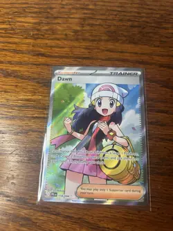 Pokemon Dawn Trainer Supporter Ultra Rare Holo 118/094 Phantasmal Flames - Image 1