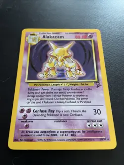 Pokemon Alakazam Holo 1/130 - Base Set 2 - Image 2