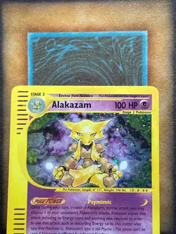 Pokemon Alakazam 1/165 Expedition Holo Rare NM - Image 4