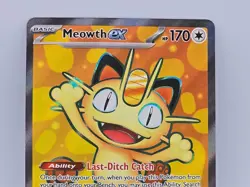 Pokemon TCG Perfect Order Meowth Ex Full Art 107/088 - Image 3