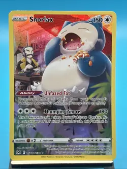 Snorlax TG10/TG30 Swsh11 Lost Origin Trainer Gallery Ultra Rare Holo Pokemon NM - Image 1