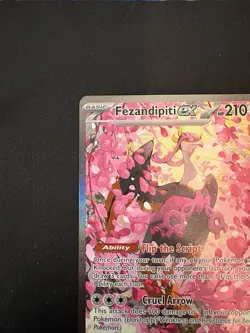Pokemon TCG Ascended heroes Fezandipiti Ex 288/217 Special Illustration Rare NM - Image 2