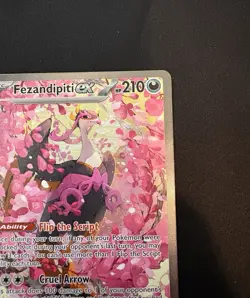 Pokemon TCG Ascended heroes Fezandipiti Ex 288/217 Special Illustration Rare NM - Image 3