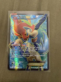 Pokemon TCG Keldeo EX Full Art Ultra Rare Holo Boundaries Crossed 142/149 - Image 1