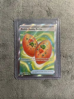 Pokemon TCG — BUDDY BUDDY POFFIN 167/132 MEGA Full Art Ultra Rare (NM) - Image 3
