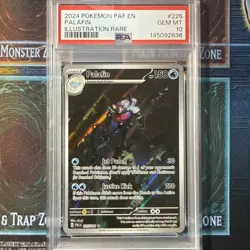 2024 Pokemon Palafin Illustration Rare Paldean Fates 225/091 PSA 10 GEM MINT - Image 1