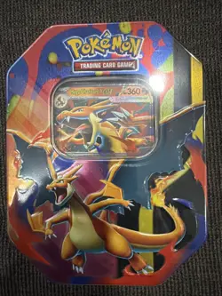 Pokemon TCG: Mega Charizard Y Tin Sealed Box - Promo & Booster Packs - Image 1