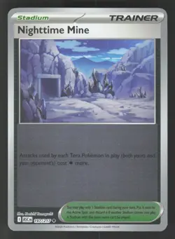 Nighttime Mine 197/217 Reverse Holo Pokemon Ascended Heroes NM - Image 1