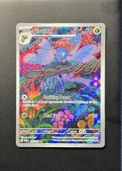 Gloom 198/197 Obsidian Flames Holo Pokemon TCG Card Illustration Rare - Image 1