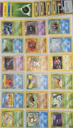 1999-2000 Pokemon cards 18 Cards, PLUS 4 TRAINERS PLUS 4 Energy - Image 1