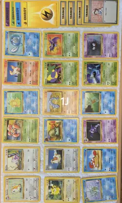 1999-2000 Pokemon Cards 18 CARDS, PLUS 4 ENERGY PLUS 4 TRAINERS NM/Ex - Image 1