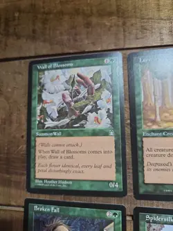 12 Green MTG Cards from Urza's Saga edition, Magic the Gathering 1998 - Image 4