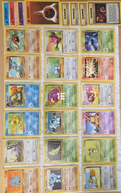1999-2000 Pokemon Cards 18 PLUS 4 Trainer, 4 Energy - Image 1