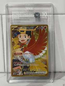 Pokemon TCG Ethan's Ho-Oh EX 239/182 Sv10: Destined Rivals Holo Card TAG 10 - Image 1