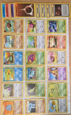 1999-2000 Pokemon Cards. 18 PLUS 4 ENERGY, 4 TRAINERS EX/NM - Image 1