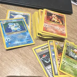 Pokemon TCG Base Set 2 - Blastoise, Chansey, 63 card lot - Image 1