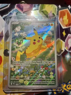 Pokemon TCG Scarlet & Violet Black Star Promo Card Pikachu 088 - Image 1