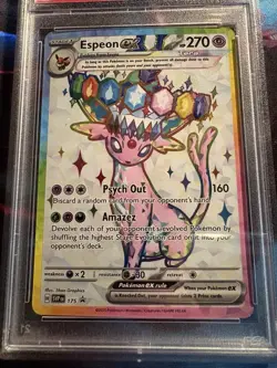 PSA 10 Espeon ex SVP175 Sv: Scarlet & Violet Promo Card Holo - Image 2