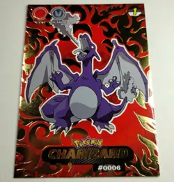 Charizard Shadow Crystal Card Collection #1 Gold Flame Holo 2024 Full Art Rare - Image 2