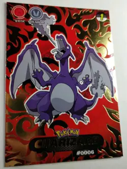 Charizard Shadow Crystal Card Collection #1 Gold Flame Holo 2024 Full Art Rare - Image 4