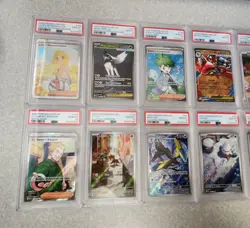psa 10 graded pokemon cards english lot. Lot of 14 graded cards all from mega ev - Image 1