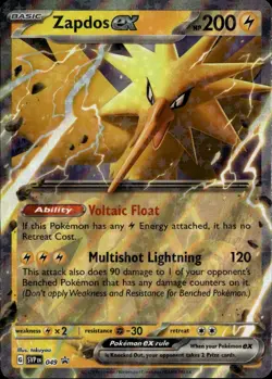 Zapdos ex Holo Promo SV: Scarlet & Violet Promo Cards 049 NM - Image 1
