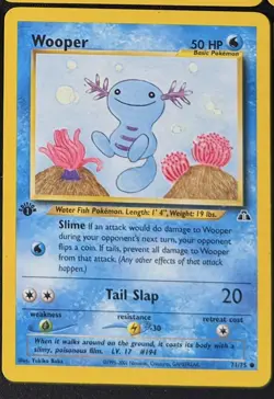 Whooper 71 - Neo Discovery 1st Edition Pokemon Cards (LOT OF 10 COMMONS) - LP/MP - Image 1