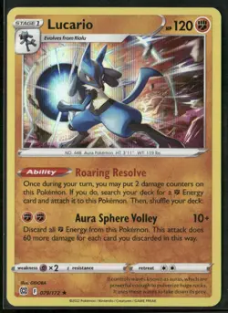 Prize Pack Series Cards #079/172 Lucario holo - Image 1