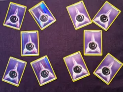 Lot Of 10 Pokemon Psychic Energy Cards no nos: 5 Reverse Holo 2011 + 5 Reg 2013 - Image 1