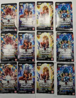 Dragon Ball Fusion World Card Game Dual Evolution FB09 Booster Lot Of 12 English - Image 1