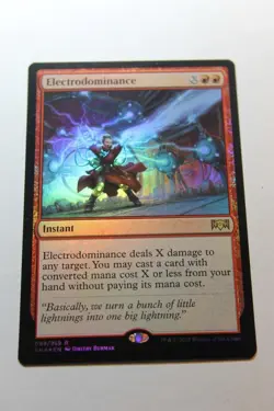 MTG Electrodominance x1-Foil -Ravnica Allegiance-Lightly Played - Image 1