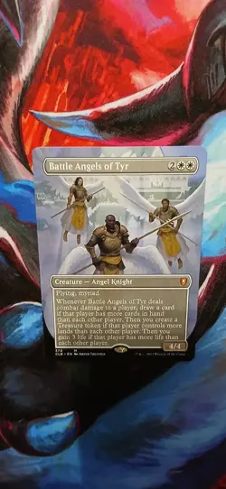 Magic: The Gathering Battle Angels of Tyr Mythic Borderless #370 CMD Baulder's.. - Image 5