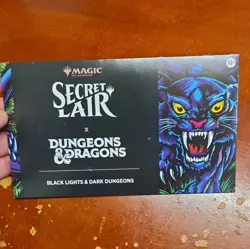 MTG Secret Lair x Dungeons & Dragons®: Black Lights & Dark Non-Foil Sealed - Image 1
